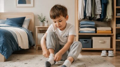 Как приучить ребёнка одеваться самому: одежда в помощь