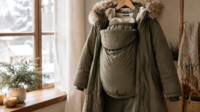 Слингокуртка для мамы с ребёнком: что это и как выбрать